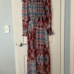 VENUS Multicolor Tie-Dye Dress